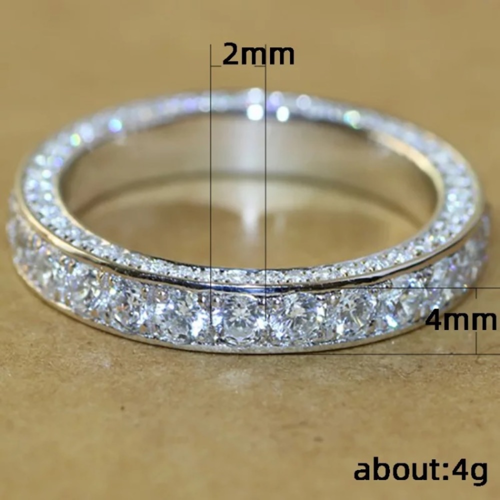 🆕GORGEOS Diamond Eternity Band - Picture 2 of 6